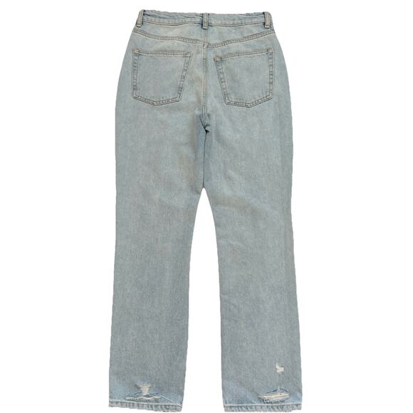 Lovers & Friends Jeans Womens 27 Reece High Rise Rigid Slim Straight Button Fly - Picture 3 of 14